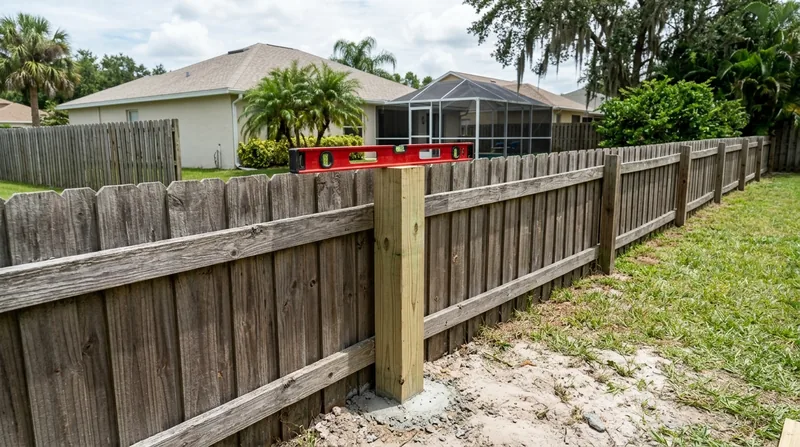 Fence Post Repair & Replacement Orlando